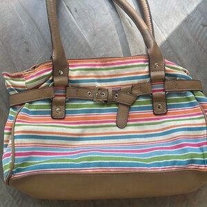 Croft & Barrow Multicolor Stripe Bag
